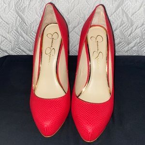 Jessica Simpson, the Parisah Snake Embossed Platform